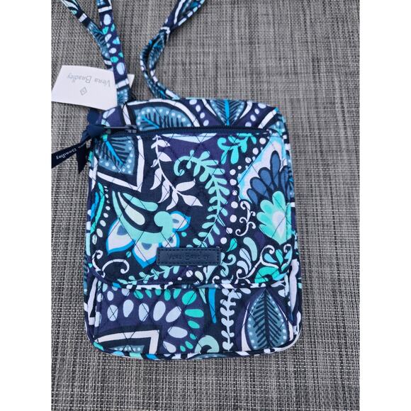 Vera Bradley Blue Island Medallion Mini Hipster Cross Body Shoulder Bag NWT - Picture 2 of 11